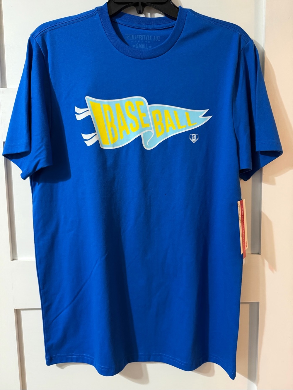 Baseball Lifestyle 101 Blue Pennant Tee